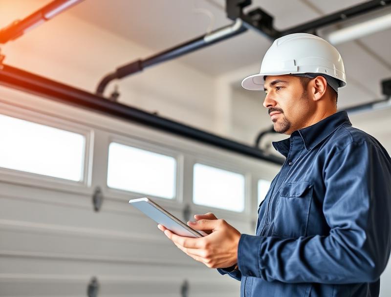 Hendersonville Garage Doors technician performing professional garage door service in Hendersonville NC